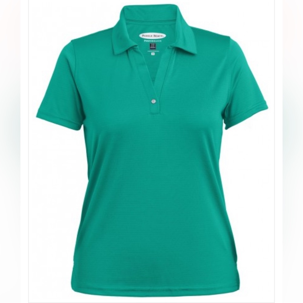 PEBBLE BEACH Horizontal Textured Polo - Medium